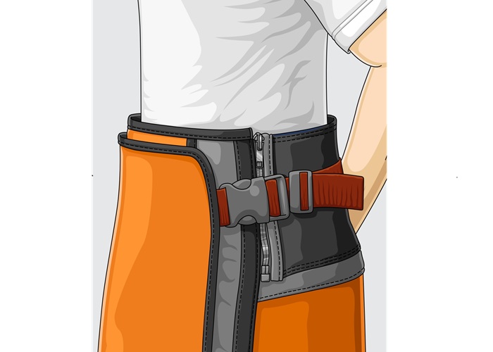 Gürtelsystem mit Klickverschluss