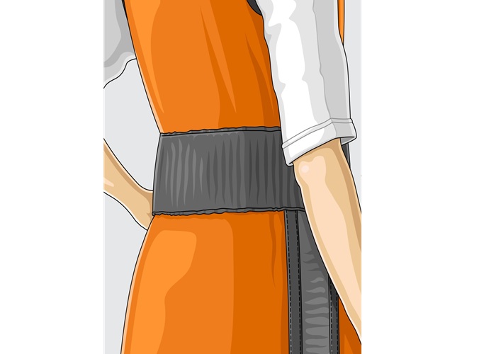 Stretchgürtel Detail