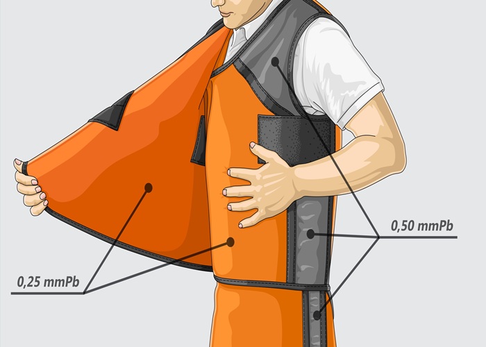 Überlappungszonen 0,25 mm / 0,50 mm Pb