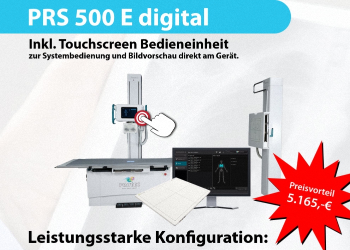 PRS 500 E digital Digitales Radiographie (DR) System