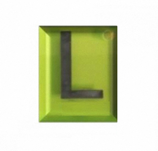 Buchstaben Schablonen L oder R in Wolfram