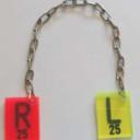 L / R Röntgenmarkierungen aus Plexiglas – Seitenmarkierungen für Röntgenaufnahmen in Wolfram