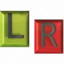 L / R Röntgenmarkierungen aus Plexiglas – Seitenmarkierungen für Röntgenaufnahmen in Wolfram