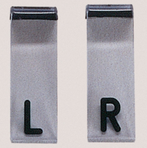 Schablone L od R mit Magnethalterung