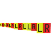 Buchstaben Schablonen L od R