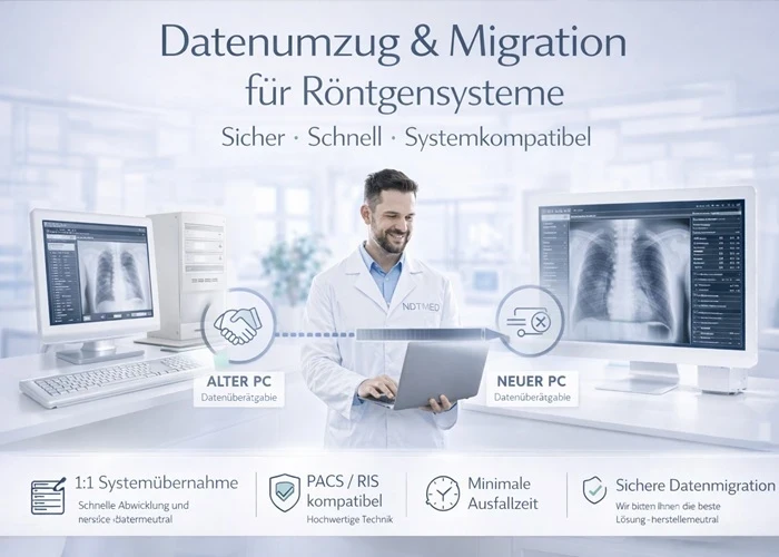 Datenumzug & Migration – 1:1 Systemübernahme für PC, RIS, PACS und medizinische Anwendungen