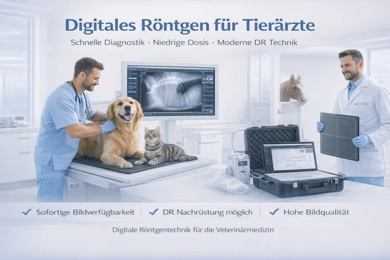 Digitales Röntgen für Tierärzte – Moderne DR Medizintechnik für die Veterinärmedizin