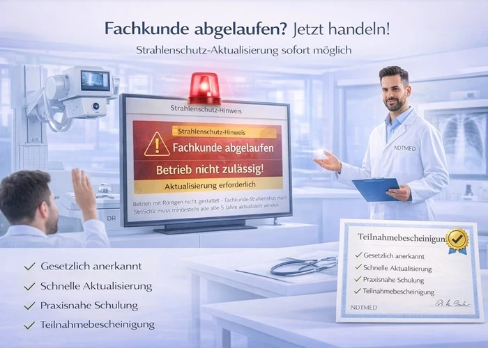 Fachkunde im Strahlenschutz abgelaufen – Was jetzt zu tun ist und wie Sie Ihre Fachkunde schnell aktualisieren