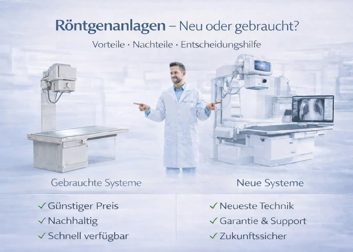 Gebrauchte oder neue Röntgenanlage? – Vorteile, Nachteile und wirtschaftliche Entscheidungshilfe für Praxis und Veterinärmedizin