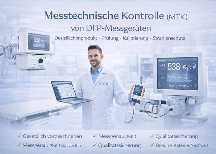 Messtechnische Kontrolle Dosisflächenprodukt Messgeräte – MTK Prüfung für Röntgenanlagen nach gesetzlichen Vorgaben