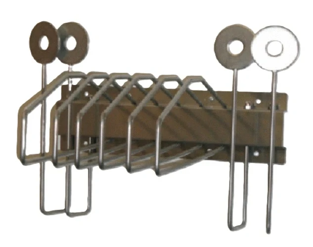 Mobile fahrbarer Halter Schürzen Handschuhe