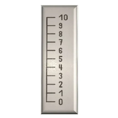 Röntgenlineal mit Wolfram – Referenzlineal mit 5-cm Skala Unterteilung: 10 mm für Radiologie und NDT Revers 