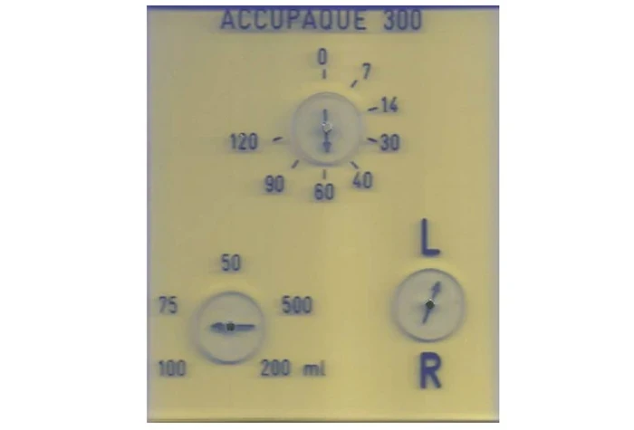 Röntgenuhr 0 bis 120 min. mit Zusatz