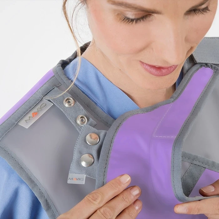 Schilddrüsenschutz RD614 – MAVIG Thyreoidschutz mit Sternumschutz