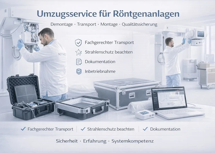 Umzugsservice für Röntgenanlagen – Fachgerechter Umzug, Demontage und Montage von Röntgensystemen