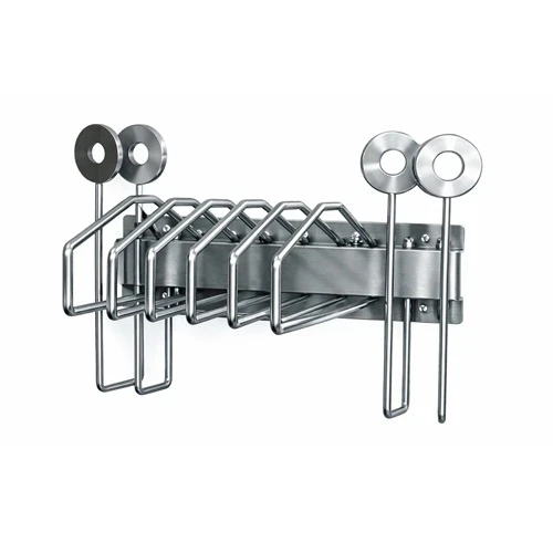 Wandhalterungen für Röntgenschürzen – Edelstahlhalter für Strahlenschutzkleidung